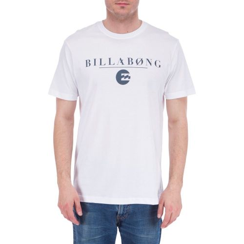 Hvid Billabong t-shirt med elegant print. front
