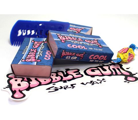 Bubble Gum surf wax cool eller board voks