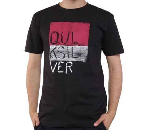 	Sort Quiksilver t-shirt. (str. M) 