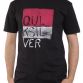 	Sort Quiksilver t-shirt. (str. M) 