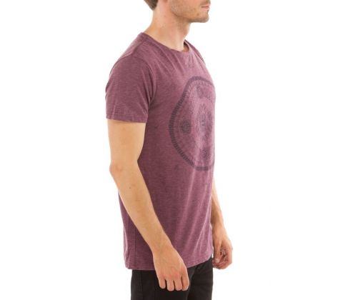 Brun/rødlig retro Quiksilver t-shirt 