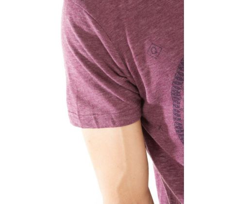 Brun/rødlig retro Quiksilver t-shirt logo