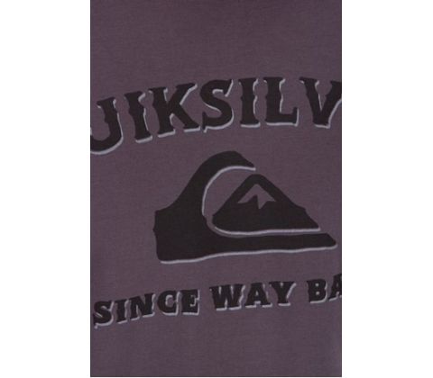 Mørkegrå Quiksilver t-shirt  logo