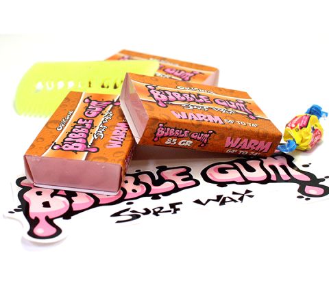 Bubble Gum surf wax warm eller varm board voks