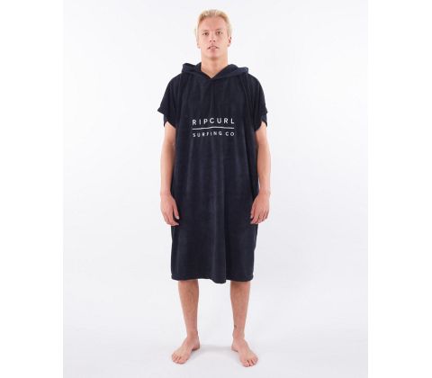 Billig sort RipCurl poncho. Rip Curl hooded towel